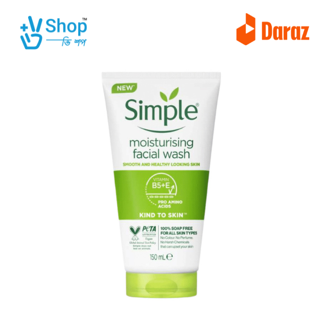 Simple Kind to Skin Moisturising Face Wash 150ml