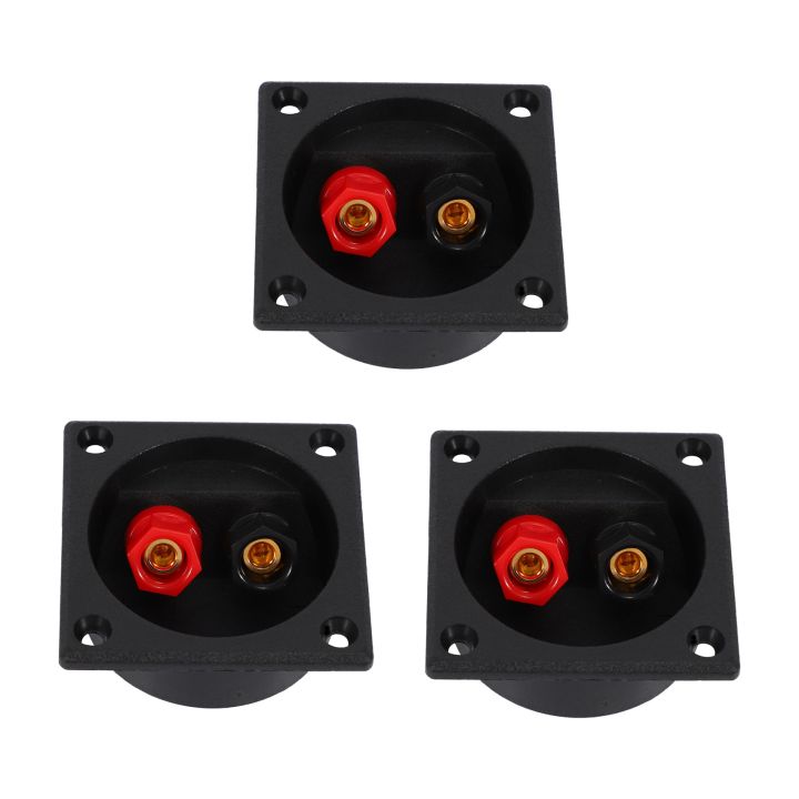 3X%20New%20Square%20Board%20Binding%20Post%20Speaker%20Box%20Terminal%20Cup%20Wire%20Cable%20Box%20Connector%20-%20Image%202