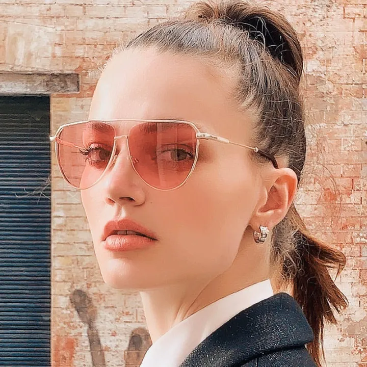 ZENOTTIC%202023%20Aviator%20Sunglasses%20Women%20Fashion%20Double%20Bridge%20Metal%20UV400%20Gradient%20Shades%20Sun%20Glasses%20-%20Image%202