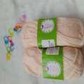 25g Soft N.A Brand Knitting Yarn Anti-Pilling High Quality Knitting 4ply Cotton Yarn For Crochet Scarf Sweater Hat Doll Craft (2 pieces).