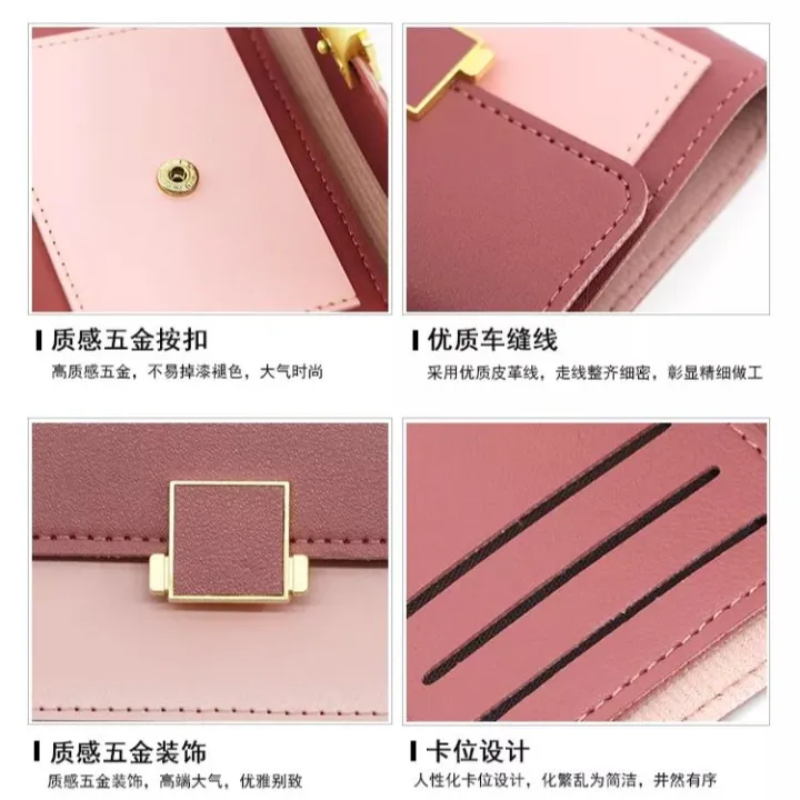 Ladies%20clutch%20purse%20Mini%20Wallet%20For%20Women%20Card%20Holder%20Short%20PU%20Leather%20Bags%20Short%20Small%20Coin%20Keeper%20for%20Girls%20-%20Image%203