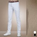 spring and summer fashion we trousers men, men's casual pants, plus size high-quality Slim was thin black pants. 28-42.