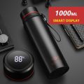 1000ml Thermal Water Bottle with Temperature Display,1 Liter Stainless Steel Bottle, Vacuum Keeps Cold and Heat Thermal Mug.