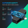 XT-XINTE USB-C CAC Smart Card Reader Memory ID Bank EMV Electronic Citizen SIM Backup Copy Connector Adapter for Mac OS Windows.