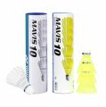 Yonex Badminton Mavis 10 Shuttlecock White/Yellow Feather: Enjoy Your Badminton Games With These Yonex Mavis 10 Shuttlecocks, Featuring White And Yellow Feathers In A Box Of 6 Pieces.. 