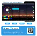 USB Bluetooth RGB Led Strip Light Battery Powered Scooter Flexible Diode Tape Led Backlight For Bicycle Skateboard Bike Lighting. 