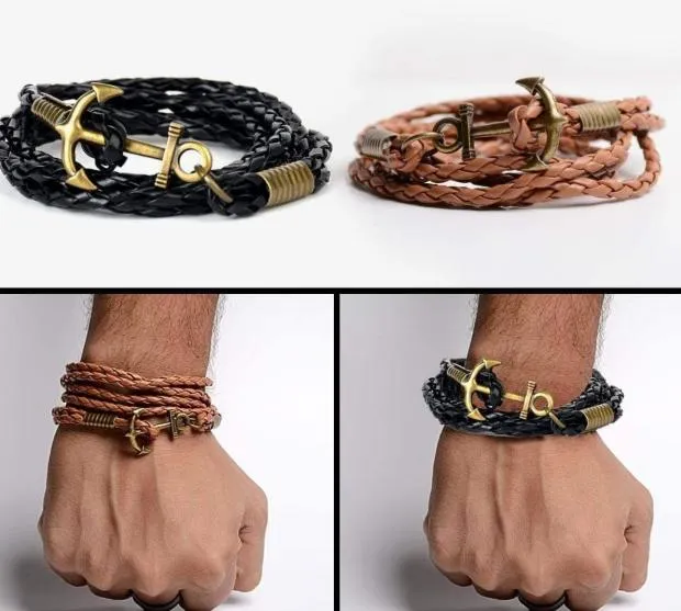 Anchor%20bracelet%20for%20Men%20Hook%20charm%20fashion%20survival%20Boy%20rope%20chain%20leather%20friendship%20bracelets%20for%20Man%20-%20Image%204