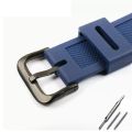 Rubber Strap For CASIO G-shock AE-1500 Ae-1500wh AE-1500WHX Resin Silicone Watch Bracelet Durable Watchband Accessories.