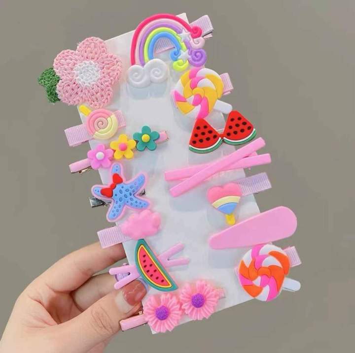 14%20Pcs%20Baby%20Girl%20Hair%20Clip%20Set%20for%20Children%20Hair%20Accessories%20-%20Image%203