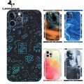 Colorful Decal Skin for iPhone 14 13 12 15 Pro Max Mini 3M Decals Back Film Cover Screen Protector Wrap Ultra Thin Sticker. 