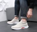 New summer men's shoes flying woven breathable socks shoes sports casual running shoes comfortable set foot slip-on men's cloth shoes. 