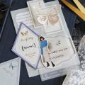 Panda Online 15PCS Butterfly Letters Series Embossed Letterpress Hot Stamping Material Paper Label Card Diary Journal Craft Scrapbooking DIY Decorative. 