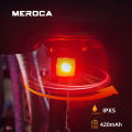 MEROCA Bicycle Rear Light Intelligent Brake Sensor Light for MTB Road Bike Night Travel Safety Warning Light Bike Accessories.