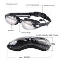 Hot Sale No Leaking Anti Fog UV Protection Triathlon Swim Glass with Nose Clip Earplugs Swimming Goggles with Protection Case. 