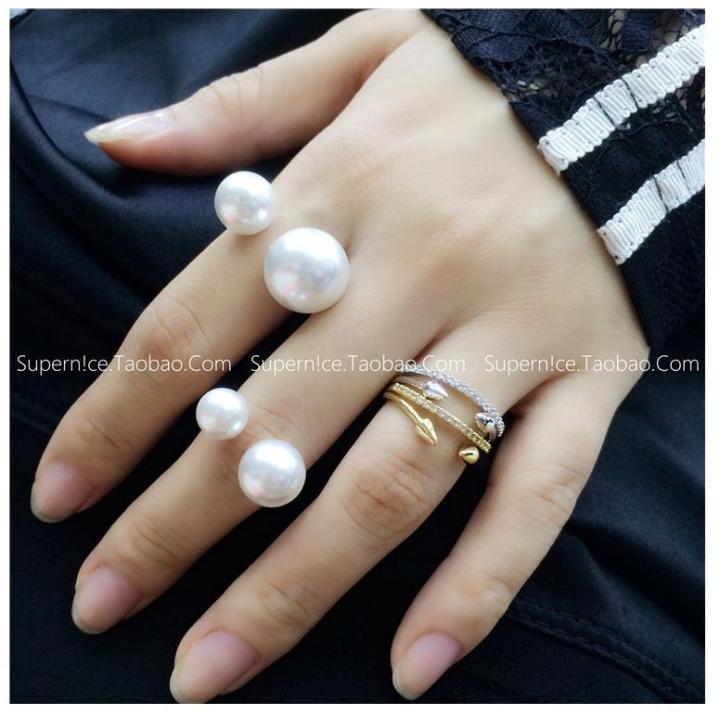 Indispensable%20-Korean%20Pearl%20Ring%20Female%20Fashion%20Opening%20Adjustable%20Size%20Wild%20Simple%20Personality%20Ring%20Jewelry-%20Innovative%20-%20Image%205