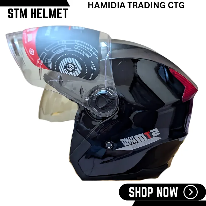 STM%20Unisex%20Open%20Face%20Motorcycle%20Helmet%20High-Security%20Sleek%20Design%20-%20Red/Black%20-%20Image%202