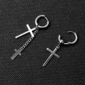 Korean men's chain earrings male ear stud ear men and women for men low price.