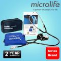 Microlife Manuel Blood Pressure Machine Monitor Sphygmomanometer- Analog Aneroid Manual BP Machine Set With Stethoscope.