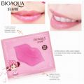 BIOAQUA Plumper Crystal Collagen Lip Mask Pads Moisture Essence Anti Ageing Wrinkle Patch Pad Gel Lips Enhancer Care-5pcs. 