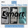 For Tecno Camon 19 Neo CH6i Full Body Housing (Back Panel + Side Frame + Lcd Frame) Repair Parts Casing.