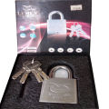 Stainless Steel Top Security Lock 60mm with 4 Key, Anti Acid-Anti Rust- Anti Cut-Anti Allen key Bend Top Security Lock. 