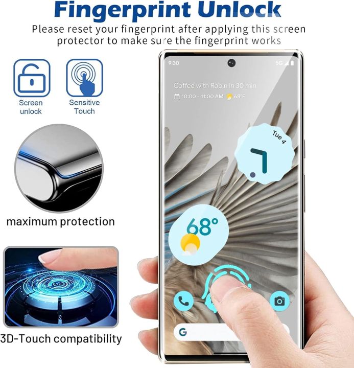 Google%20Pixel%207%20Pro/%20Pixel%206%20Pro%20Curved%20Glass%200.25%20MM%20Large%20ARC%20Premium%20Screen%20Protector%20-%20Image%202