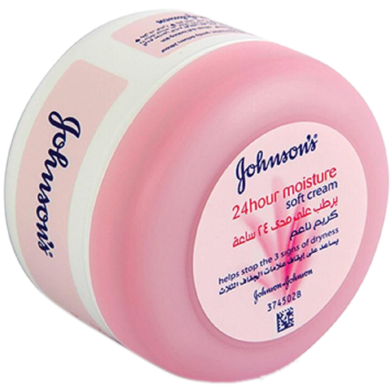 Johnson's 24 Hour Moisture Soft Cream 200ml(-CB)