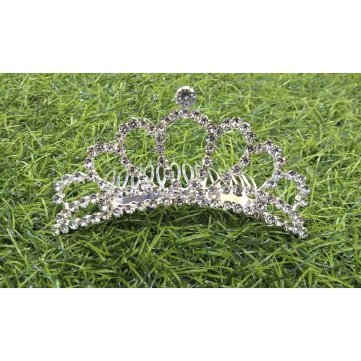 Crown/mini Hair comb crown/Girl Kids Fashion Rhinestone Princess Hair Clip Wedding Crown Hairpin Comb Tiara