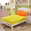 One piece of brushed bed sheet solid color single item sanded bed sheet Simmons protective cover non-slip bedspread. 