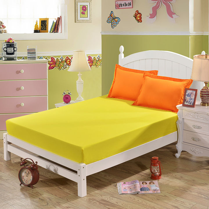 One%20piece%20of%20brushed%20bed%20sheet%20solid%20color%20single%20item%20sanded%20bed%20sheet%20Simmons%20protective%20cover%20non-slip%20bedspread%20-%20Image%205