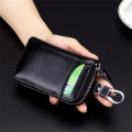 Card Bag Small Key Organizer Mini Key Purse Men's Key Wallet Women's Key Pouch Leather Keychain. 