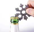 Bottle Opener/Wrench/Screwdriver/Hand Tools With Keychain, Tool Kit For All Occasions, Gadgets - Tools, 18-In-1 Snowflake Stainless Steel Multitool. 