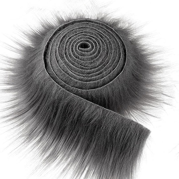 9x150cm Faux Fur Ribbon Tapes DIY Apparel Sewing Fluffy Trim Trimming Fabric Home Decoration Sewing Costume Collar Hat Eatop