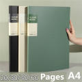 30 pages A4 File Folder Display Book Portable Plastic cover 20 pages Paper Document Organizer 40 pages 60 pages File Folder for. 