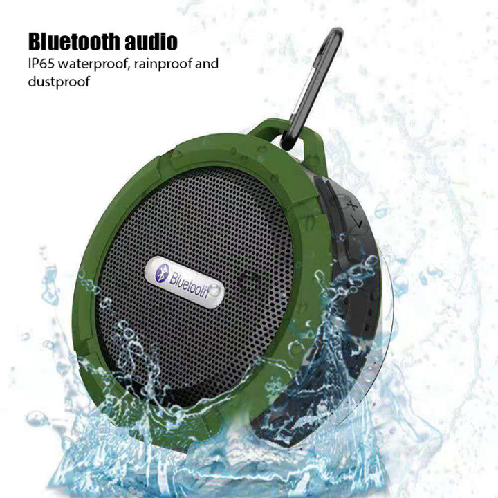 Portable Column Mini Bluetooth Speaker Waterproof Outdoor Shower Sound ...
