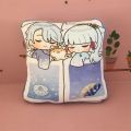40cm Genshin Impact Square Plush Pillow Anime Wanderer Raiden Shogun Cyno Sleeping Stuffed Cushion Doll Toy. 