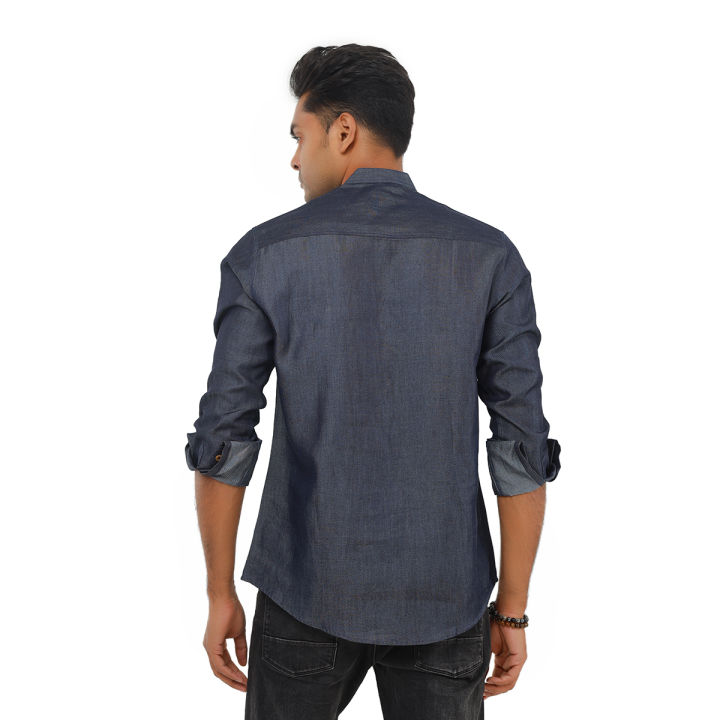 Navy%20Blue%20Denim%20Katua%20-%20Denim%20Shirt%20For%20Men%20-%20Katuya%20for%20Men%20-%20Image%203
