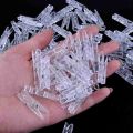 50Pcs Transparent Spring Hanging Clips Plastic Clothes Line Clip Mini Paper Photos Craft Decoration Clamps.