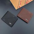 2023 New Style Wallet For Men Fashion Wallets High Quality Leather Leisure Double Fold Wallet Banknote Credit Card Men's Bags. 
