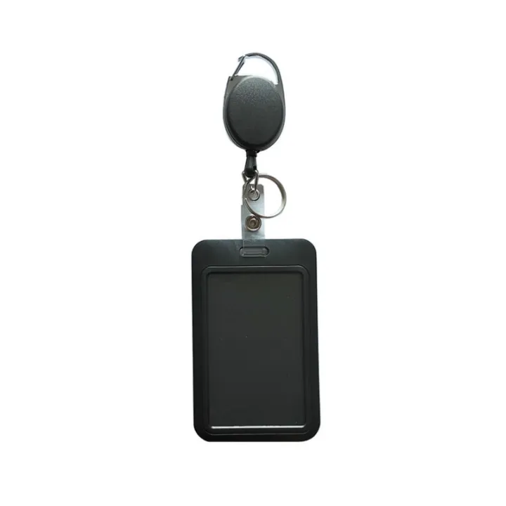 Black%20Plastic%20Slide%20Chest%20Pocket%20Clip%20ID%20Tag%20Name%20Identity%20Badge%20Holder%20Reel%20Working%20Permit%20Case%20Staff%20Employee%20Pass%20Work%20Card%20-%20Image%202
