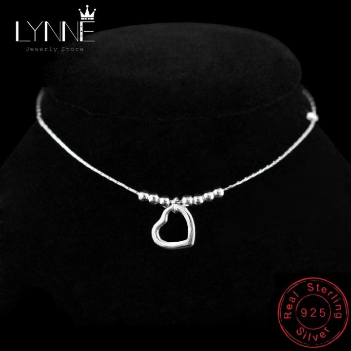 New%20Fashion%20Foot%20Anklet%20925%20Sterling%20Ladies%20Silver%20Anklets%20Bracelet%20Chain%20For%20Women%20Love%20Heart%20Pendant%20Foot%20Pulseras%20Jewelry%20-%20Image%207