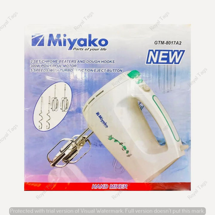 Miyako%20New%20Hand%20Mixer%20&%20Egg%20Beater%20GTM-8017A2%20-%20300%20Watt%20-%20White%20-%20Image%202