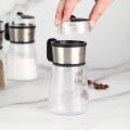 Push-type Salt Dispenser Salt Sugar Bottle Spice Pepper Shaker Can Spice Jar PushType Seasoning Bottle Container Kitchen Gadgets. 