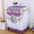 Front Loader Lace Ruffles Floral Washing Machine Cover. 