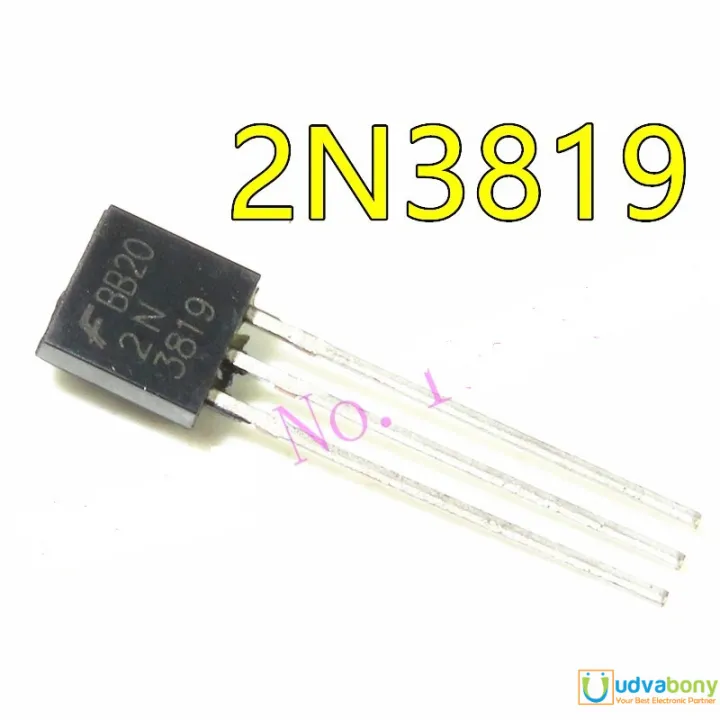 2Pcs-%202N3819%20N-Channel%20JFET%20Transistor%20TO-92%20-%20Image%203