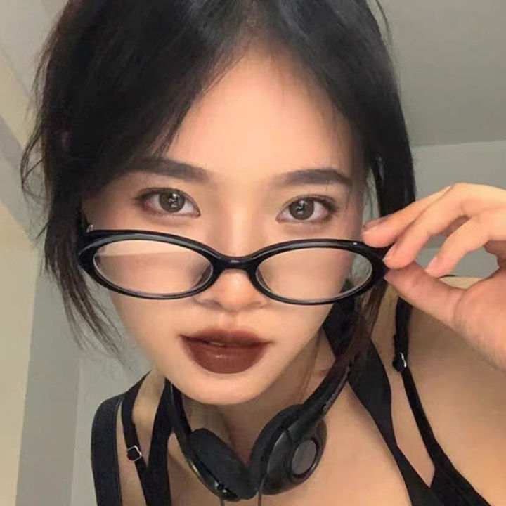 Y2K%20Retro%20Oval%20Frame%20Anti-Blue%20Light%20Glasses%20Sweet%20Cool%20Girls%20Black%20Glasses%20Vintage%20Simple%20Women%20Eye%20Protection%20Spectacles%20Runrui%20-%20Image%206