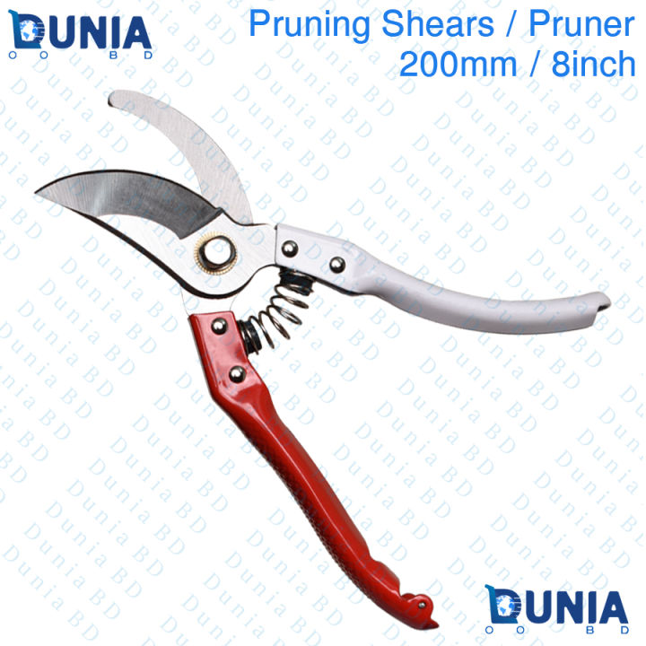 Pruning Shears Golden 2022 Pruner Garden Scissors Gardening Branch Cutting Hand Tool Red White Color