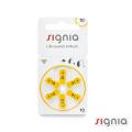 Signia/ Power one -Germany Hearing Aid Battery Size 10, Pack of 6 Batteries.