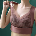 Seamless bra warm bra lace bra women underwear plus size bra push up bra soft bra.