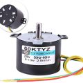 Egg Turning Motor 50KTYZ AC Motor 220V CW/CCW 2.5rpm Mini Synchronous Motor 6W with Gear for Automatic Incubator Using.